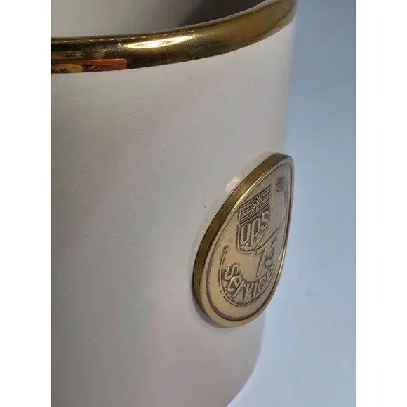 UPS 75 Years Service Commemorative Mug With Gold Trim By Waechtersbach W Germany - Picture 7 of 9